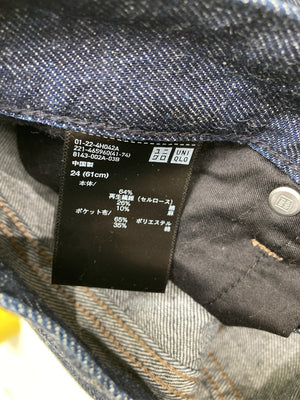 UNIQRO:C/デニムパンツ/パンツ/ネイビー/24(61cm)