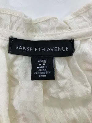 Saks Fifth Avenue/ワンピース/ワンピース/ドレス/ホワイト/M