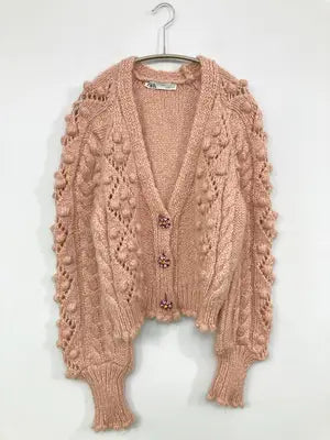 ZARA/ザラ/カーディガン/ボレロ/トップス/オレンジ/EUR S/USA S/MEX 26