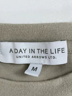 A DAY IN THE LIFE UNITED ARROWS/アデイインザライフユナイテッドアローズ/Tシャツ/カットソー/トップス/ベージュ/M