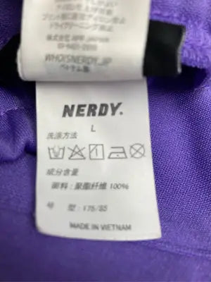 NERDY/ノルディ/ジャージ/トラックパンツ/パンツ/パープル/L