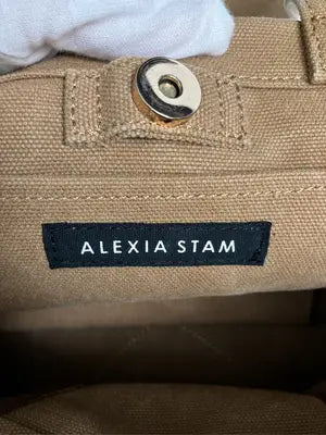 ALEXIA STAM/アリシアスタン/トートバッグ/バッグ/ブラウン