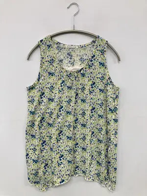 GANIEL/タンクトップ/トップス/グリーン/M