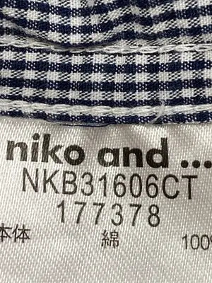niko and .../ニコアンド/シャツ/ブラウス/トップス/ブラック