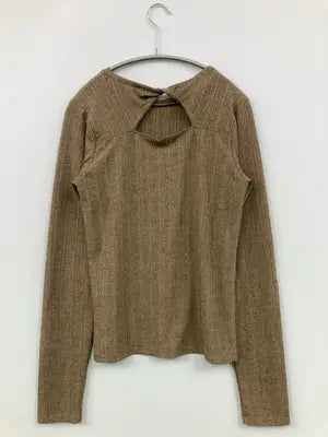 その他トップス/トップス/ブラウン/M