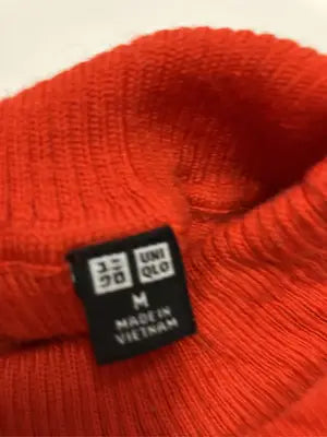 UNIQLO/ユニクロ/ニット/セーター/トップス/レッド/M