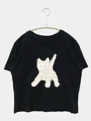 aeae/Tシャツ/カットソー/トップス/ブラック/OS