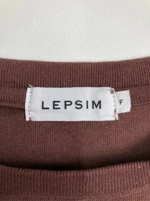LEPSIM/レプシィム/Tシャツ/カットソー/トップス/ブラウン/F