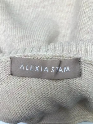 ALEXIA STAM/アリシアスタン/ニット/セーター/トップス/ベージュ/F
