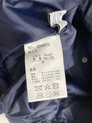Denifits/ダウンジャケット/コート/ジャケット/アウター/ネイビー/M  バスト79～87  身長154～162