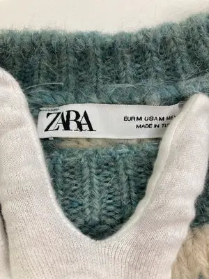 ZARA/ザラ/ニット/セーター/トップス/グリーン/EUR M/USA M/ MEX 28