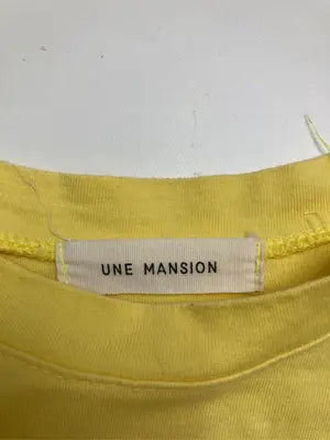 UNE MANSION/ウメマンション/Tシャツ/カットソー/トップス/イエロー/F