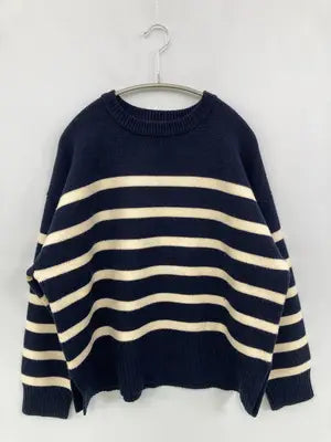 ZARA/ザラ/ニット/セーター/トップス/ネイビー/M