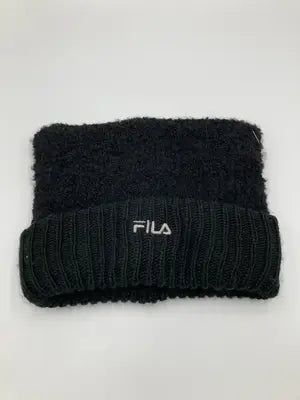 FILA/フィラ/ニットキャップ/ビーニー/帽子/ブラック/57cm~59cm
