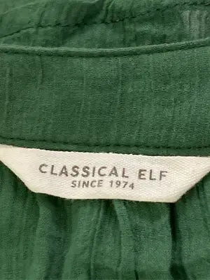 CLASSICAL ELF/クラシカルエルフ/シャツ/ブラウス/トップス/グリーン/L