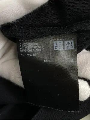 UNIQLO/ユニクロ/Tシャツ/カットソー/トップス/ブラック/M