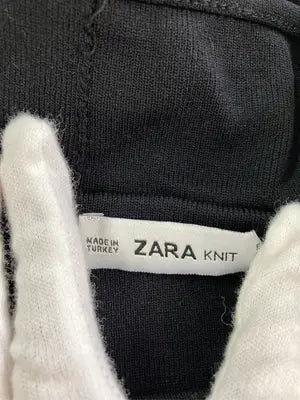 ZARAKNIT/ベスト/トップス/ブラック/USA M