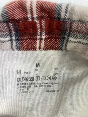 無印良品/ムジルシリョウヒン/シャツ/ブラウス/トップス/レッド/M
