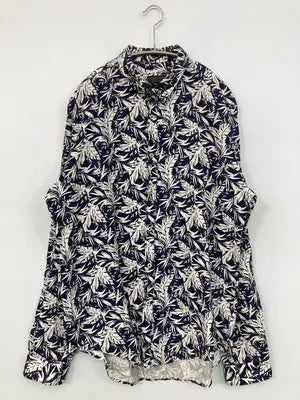 ZARA MAN/ザラマン/シャツ/ブラウス/トップス/ブラック/SLIM FIT