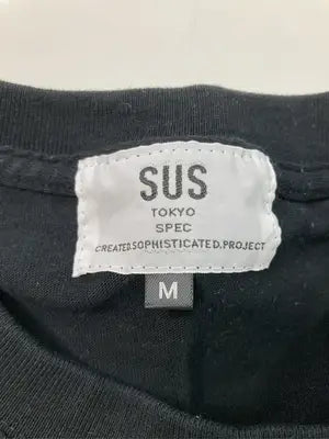 SUS/Tシャツ/カットソー/トップス/ブラック/M
