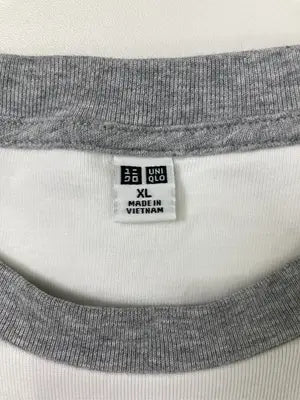 UNIQLO/ユニクロ/Tシャツ/カットソー/トップス/ホワイト/XL