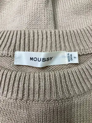 MOUSSY/マウジー/ニット/セーター/トップス/ベージュ/F