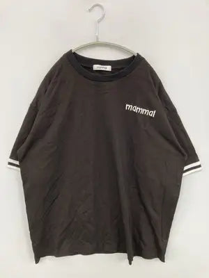 mammal/Tシャツ/カットソー/トップス/ブラック/F