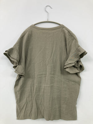 BASEMENT/ベースメント/シャツ/ブラウス/トップス/カーキ/F