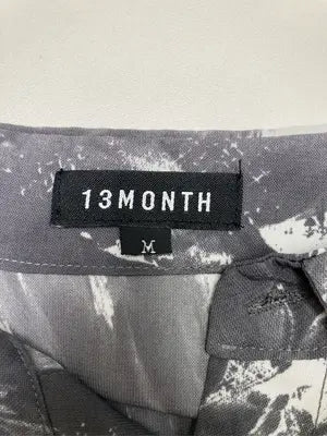 13MONTH/シャツ/ブラウス/トップス/グレー/M