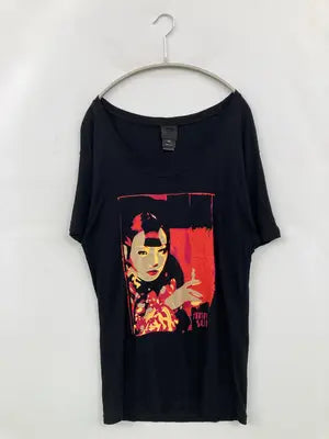 ANNA SUI/アナスイ/Tシャツ/カットソー/トップス/ブラック/PS