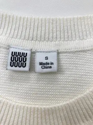 UUUUUUUUUUUU/Tシャツ/カットソー/トップス/ホワイト/S