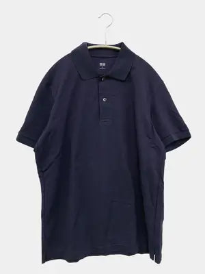 UNIQLO/ユニクロ/ポロシャツ/トップス/ネイビー/M
