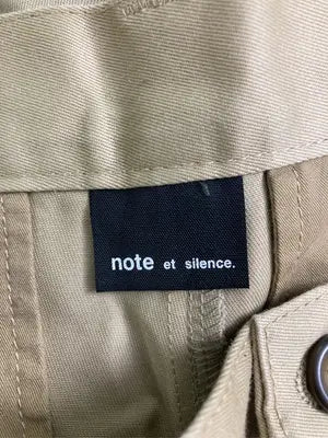 note et silence./チノパンツ/パンツ/ベージュ/1