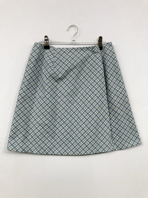 Peignot bee/ショート/ミニスカート/スカート/スカイブルー/ウエスト66