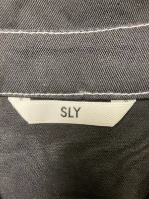 SLY/スライ/シャツワンピース/ワンピース/ドレス/ブラック/1