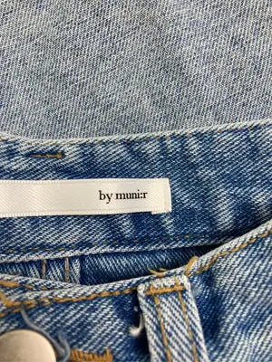by muni:r/バイムニール/デニムパンツ/パンツ/ブルー/S