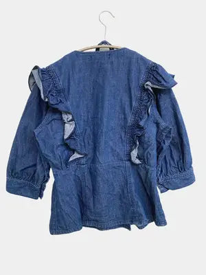 MOUSSY/マウジー/シャツ/ブラウス/トップス/ブルー/1