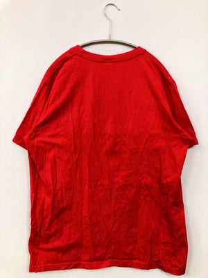 Tシャツ/カットソー/トップス/レッド/L