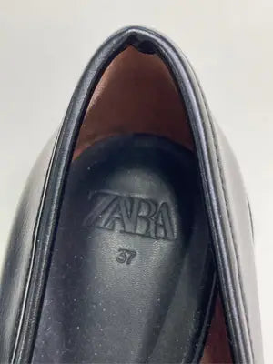 ZARA/ザラ/ローファー/シューズ/ブラック/37