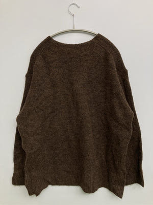 ニット/セーター/トップス/ブラウン/L