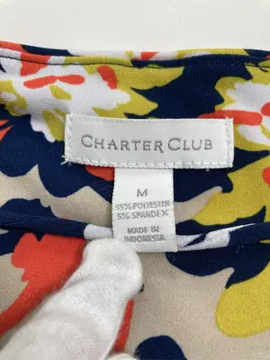 CHARTER　CLUB/チャータークラブ/シャツ/ブラウス/トップス/ネイビー/M