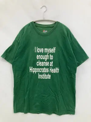 Hanes/ヘインズ/Tシャツ/カットソー/トップス/グリーン/L
