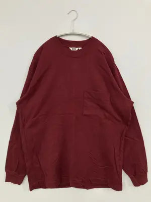UNIQLO U/ユニクロユー/Tシャツ/カットソー/トップス/レッド/L