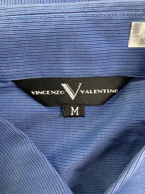 VINCENZO VALENTINO/シャツ/ブラウス/トップス/ブルー/M