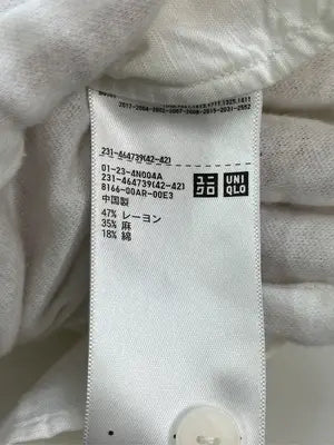 UNIQLO/ユニクロ/シャツ/ブラウス/トップス/アイボリー/M