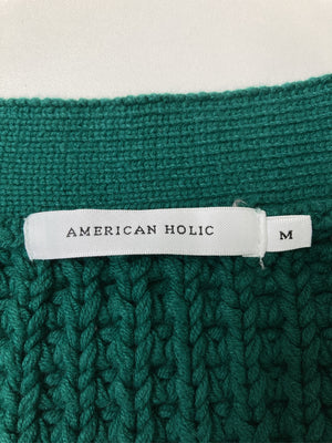 AMERICAN HOLIC/アメリカンホリック/カーディガン/ボレロ/トップス/グリーン/M