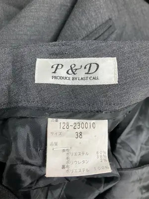 P&D/スラックス/パンツ/グレー/38