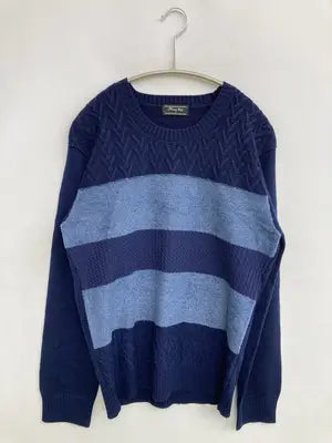 Men's Bigi/ニット/セーター/トップス/ネイビー/S