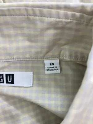 UNIQLO U/ユニクロユー/シャツ/ブラウス/トップス/ベージュ/XS