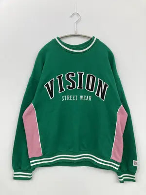 VISION STREET WEAR/ヴィジョンストリートウェア/スウェット/トップス/グリーン/M